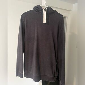 Men’s Hooded Sweatshirt - Grey/Black Blend XL
